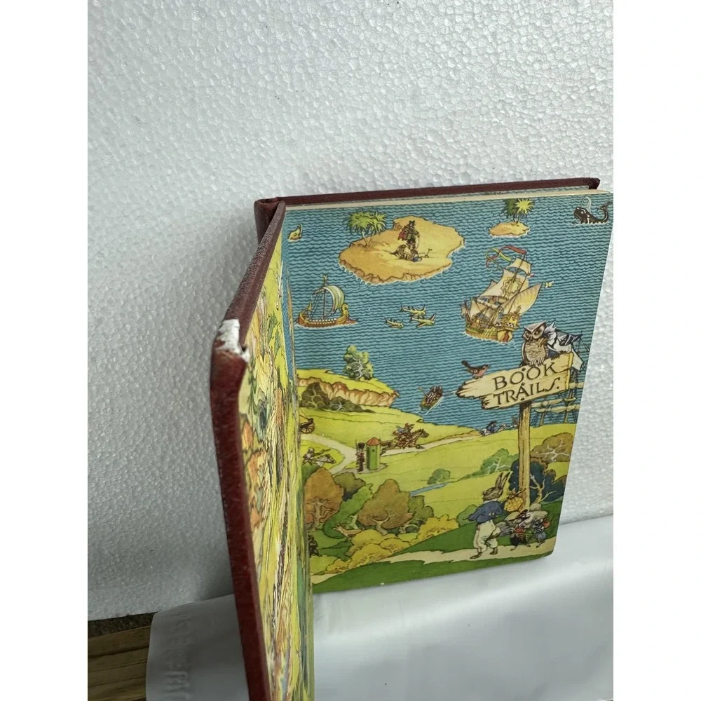 Book Trails For Baby Feet Various Authors Red Hardcover Picture Book Ages 4-8